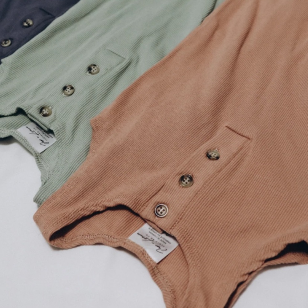 🆕 Jax & Lennon Ribbed Tank Romper